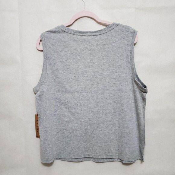 Rae Dunn Red White and Blue Patriotic July 4th American Graphic Muscle Tank Top - Picture 6 of 7